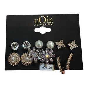 NOIR JEWELRY | 6 Pair Earring Set - New